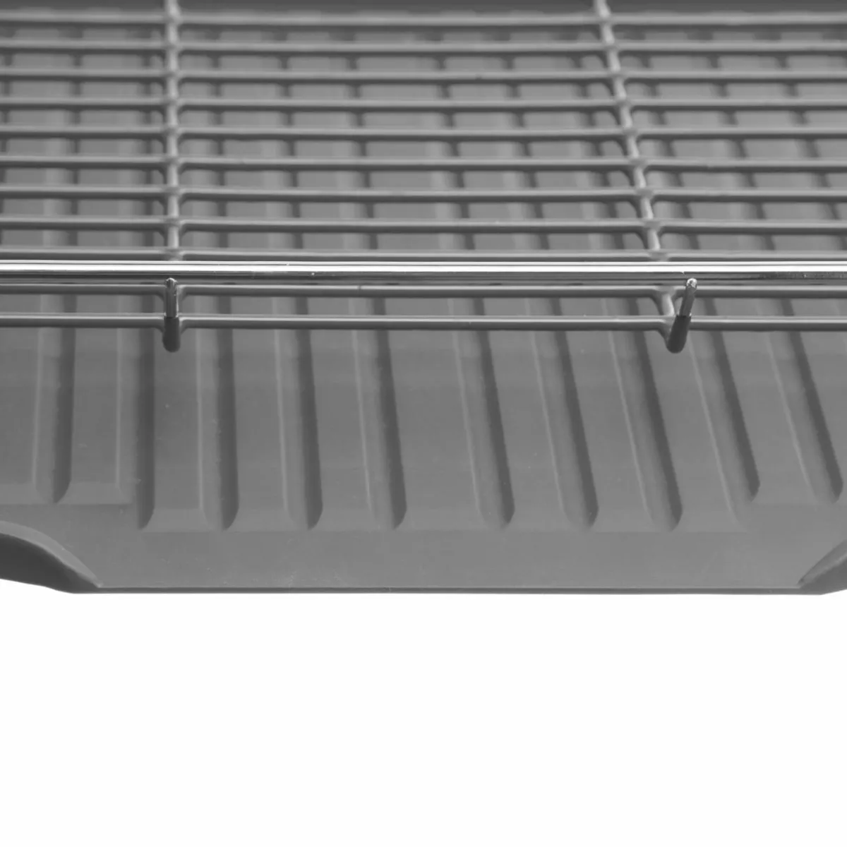 ATMOSPHERA Egouttoir en métal 2 niveaux (50 x 30 cm) Actual Gris