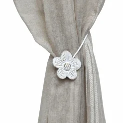 LUANCE Embrasse rideau aimantée Valentine he Blanc Discount