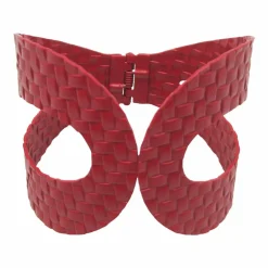 LUANCE Embrasse rideau manchette Orient Rouge Discount