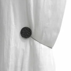 LUANCE Embrasse rideau Newport Noire Argent Clearance