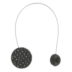 LUANCE Embrasse rideau Newport Noire Argent Clearance