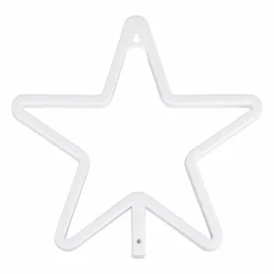 OSTARIA Enseigne lumineuse néon à piles (H26,8 cm) Étoile Jaune Sale