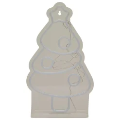 JJA Enseigne lumineuse USB (H40 cm) Néon Sapin de Noël Multicolore Discount