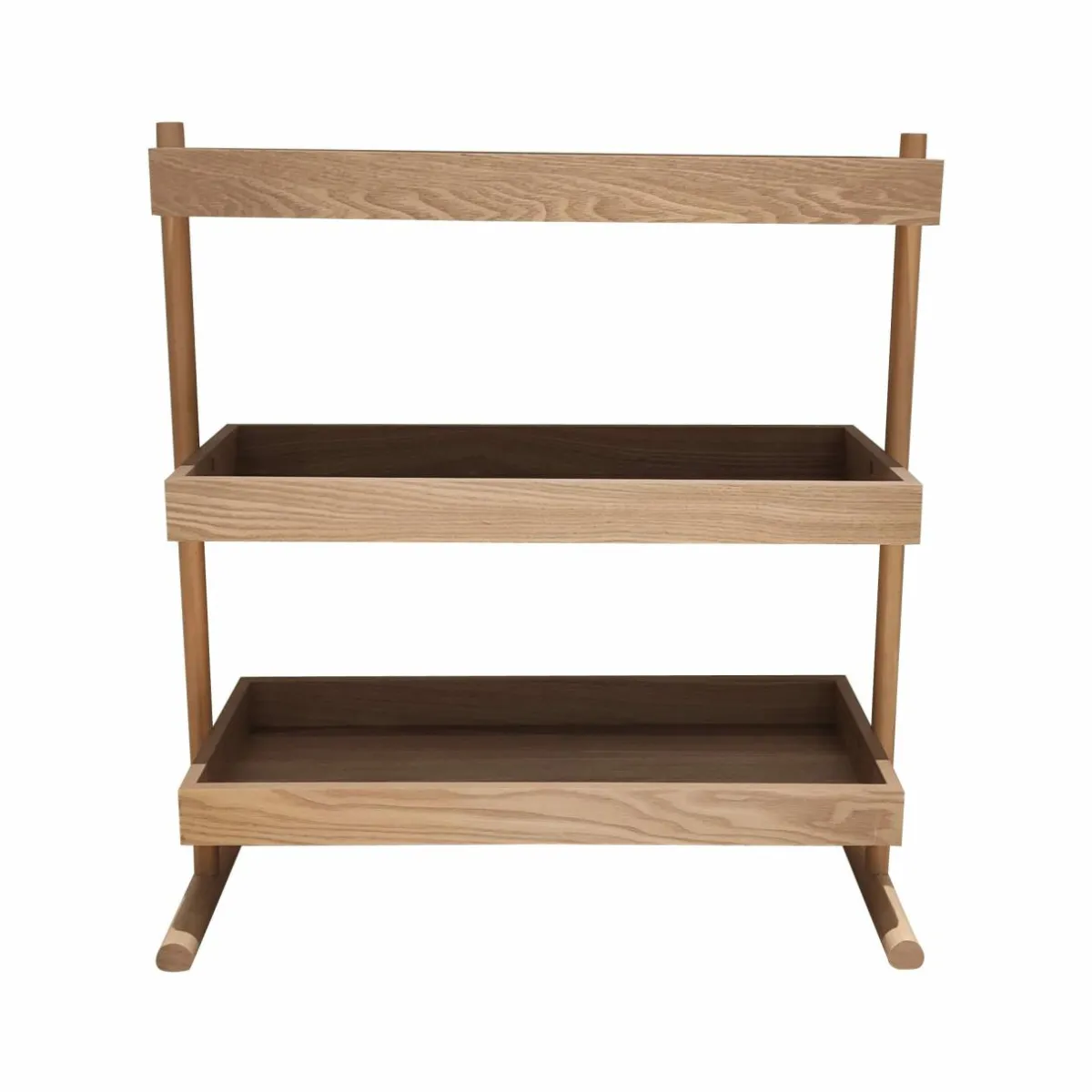 EMINZA Etagère 3 niveaux de sapin (H70 cm) Nordica Naturel Bois