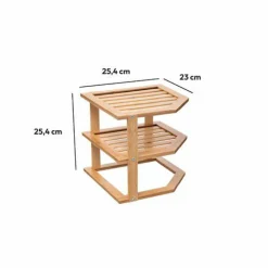 ATMOSPHERA Etagère d'angle (H103 cm) Bambou Naturel Hot