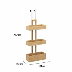 ATMOSPHERA Etagère de porte 3 niveaux (H74 cm) Bambou Naturel Online