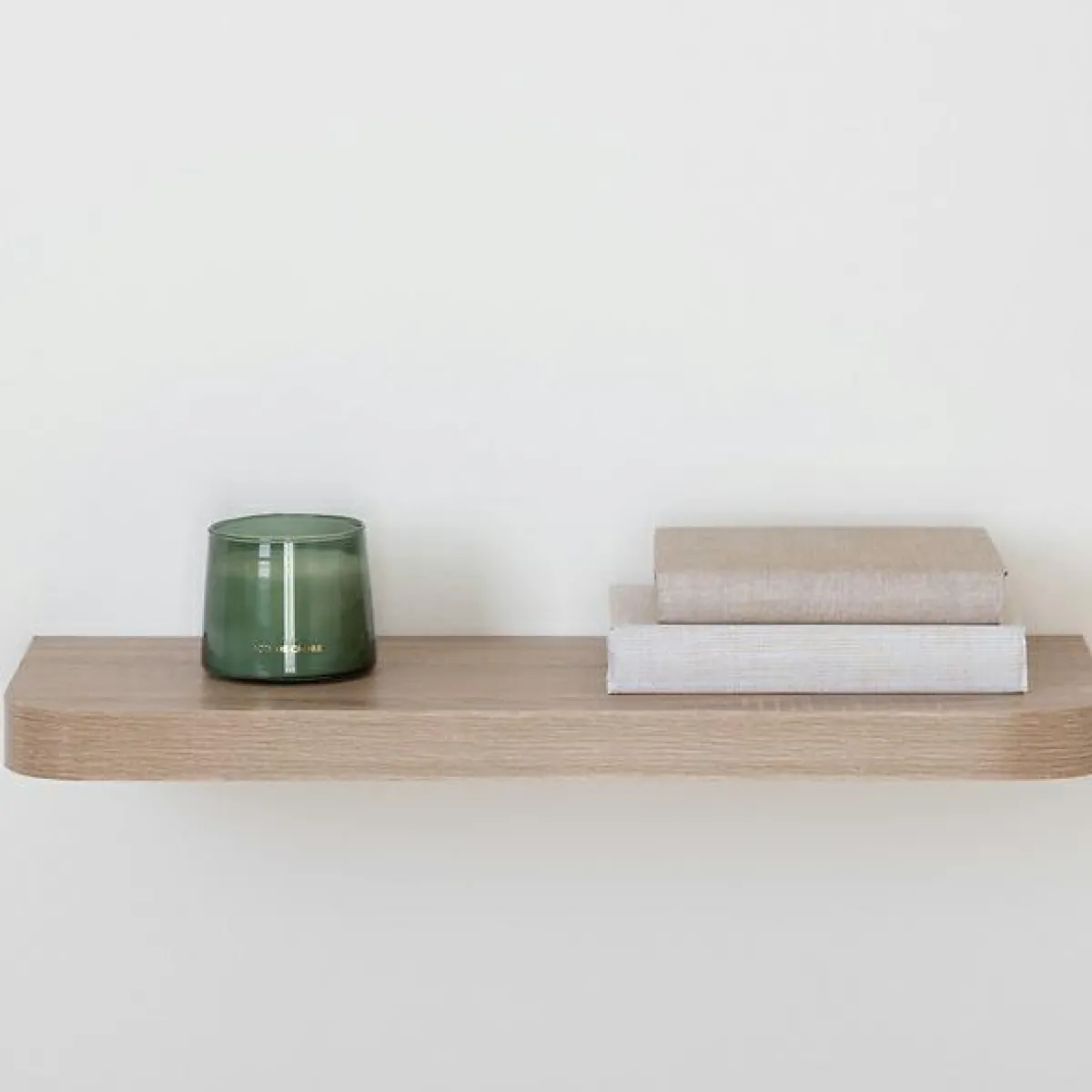 5 Five Simply Smart Etagère murale en bois (60 cm) Coins arrondis Fixy Naturel Clearance