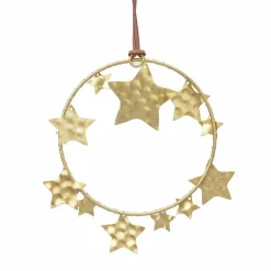 KAEMINGK Etoile de Noël à suspendre (D12 cm) Cercle Or