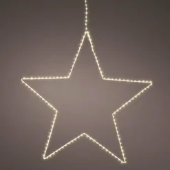 EMINZA Etoile lumineuse à suspendre 130 LED (D38 cm) Kais Blanc chaud Discount
