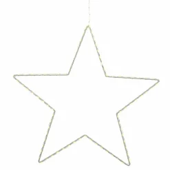 EMINZA Etoile lumineuse à suspendre 130 LED (D38 cm) Kais Blanc chaud Discount