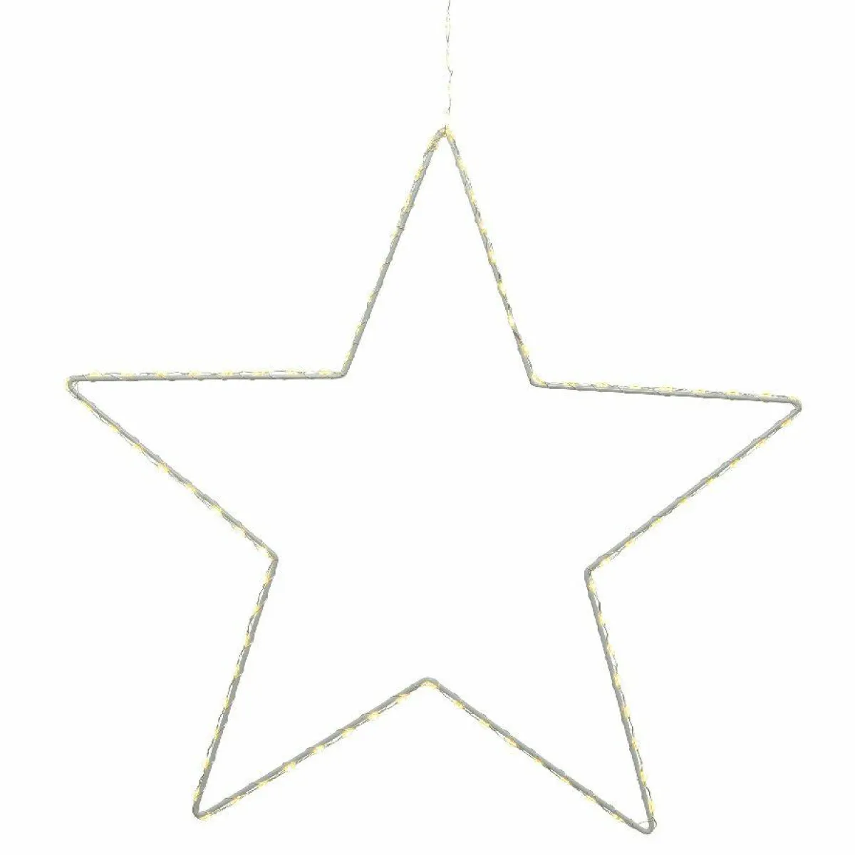EMINZA Etoile lumineuse à suspendre 130 LED (D38 cm) Kais Blanc chaud Discount