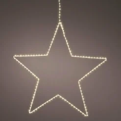 EMINZA Etoile lumineuse à suspendre 175 LED (D58 cm) Kais Blanc chaud Discount
