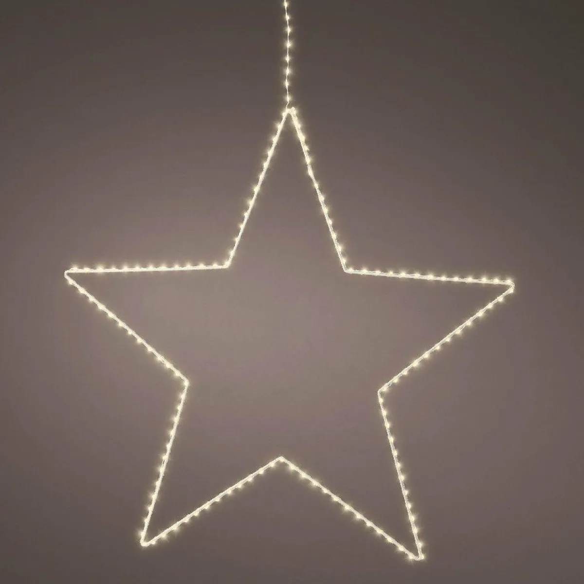 EMINZA Etoile lumineuse à suspendre 175 LED (D58 cm) Kais Blanc chaud Discount