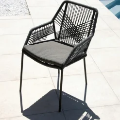 #N/A Fauteuil de jardin empilable Seville - Gris Clearance