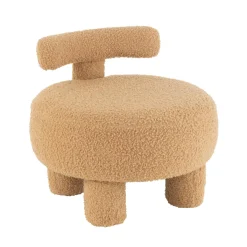 EMINZA Fauteuil enfant bouclette (H45 cm) Jade Jaune ocre Online