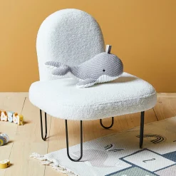OSTARIA Fauteuil enfant bouclette (H50 cm) Augustin Blanc Sale