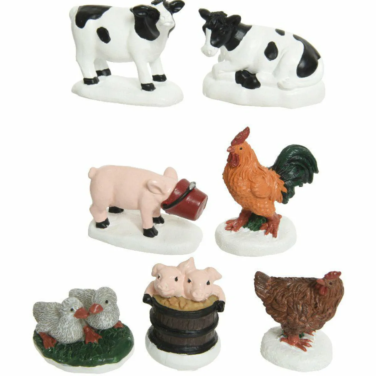 KAEMINGK Figurines animaux de la ferme pour village Online