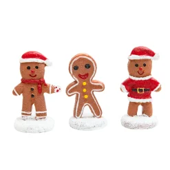 FEERIC LIGHTS Figurines Pain d'épices (H5 cm) Biscuits de Noël New