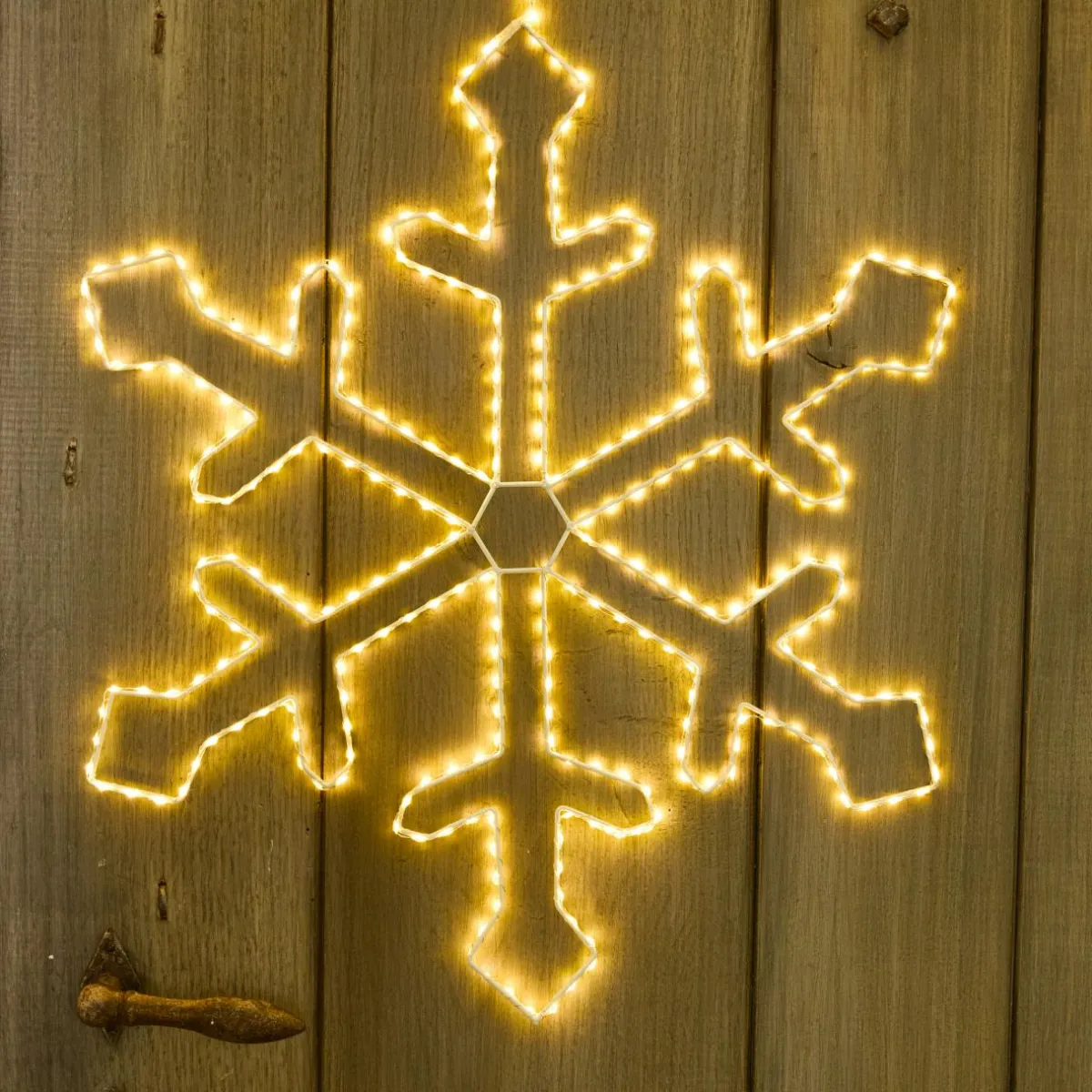 EMINZA Flocon lumineux à suspendre 335 LED (D58 cm) Everest Blanc chaud Best