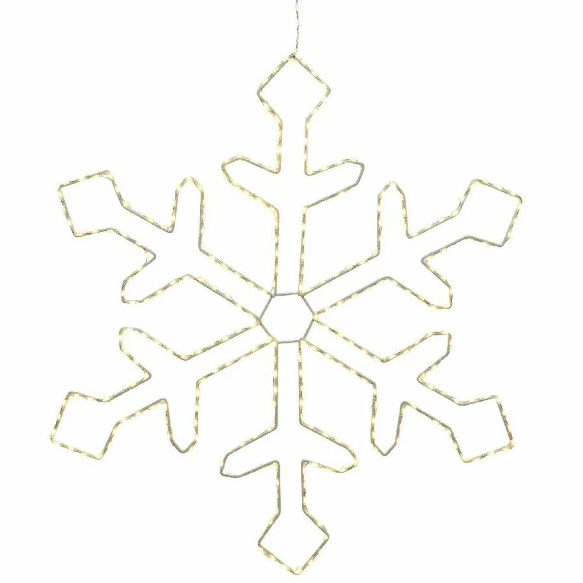 EMINZA Flocon lumineux à suspendre 220 LED (D37 cm) Everest Blanc chaud Discount