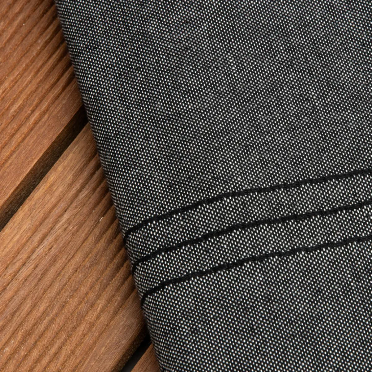 Fouta coton recyclé (100 x 200 cm) Sunshine e Noir Hot