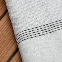 Fouta coton recyclé (100 x 200 cm) Beach e Gris New