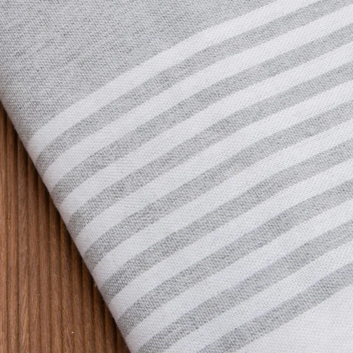Fouta coton recyclé (200 x 200 cm) Summer e Gris