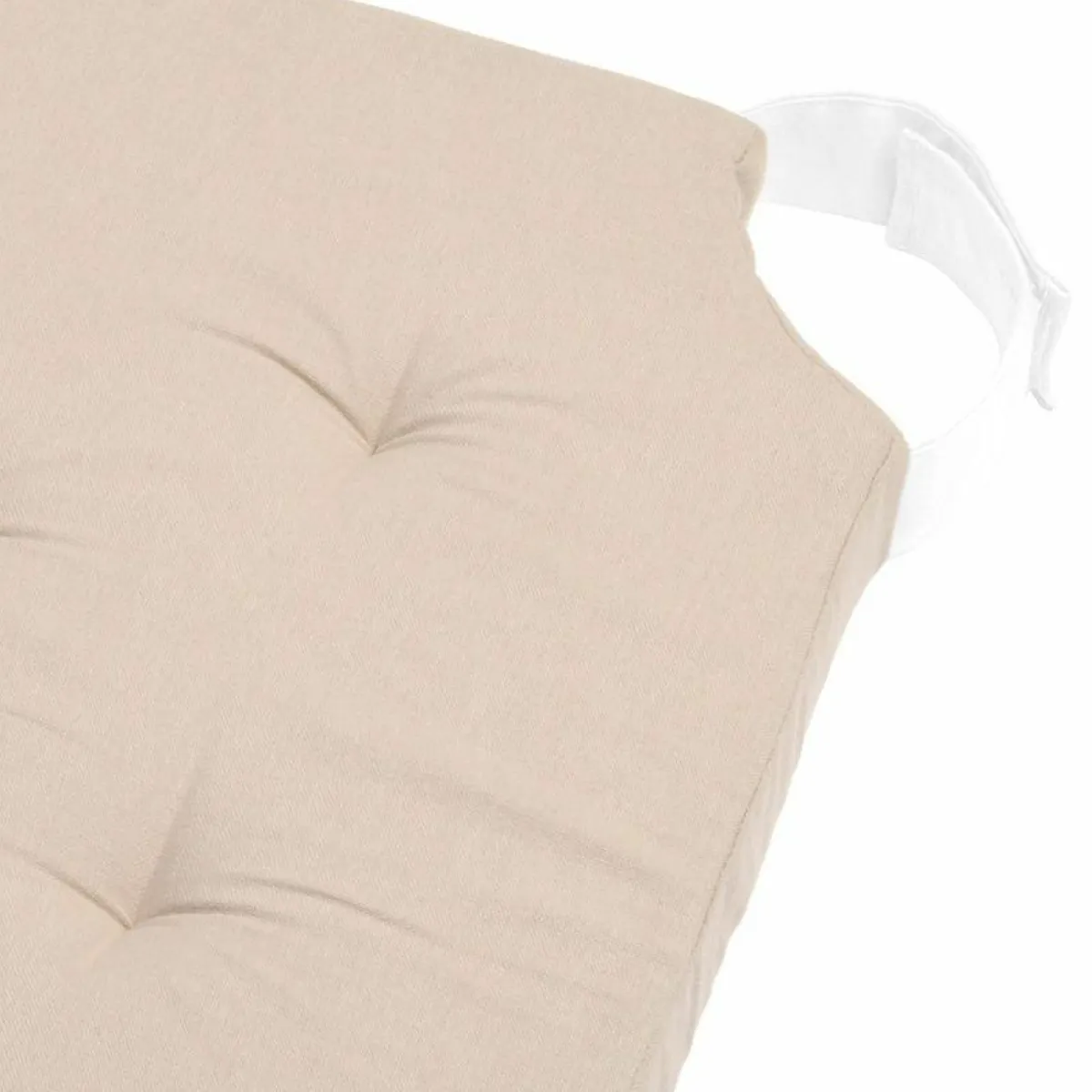 STOF Galette de chaise carrée scratch (38 x 38 cm) Duo Beige