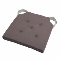 STOF Galette de chaise carrée scratch (38 x 38 cm) Duo Gris foncé Outlet