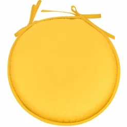 STOF Galette de chaise ronde (40 cm) Nelson Jaune Discount