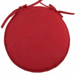STOF Galette de chaise ronde (40 cm) Nelson Rouge Best