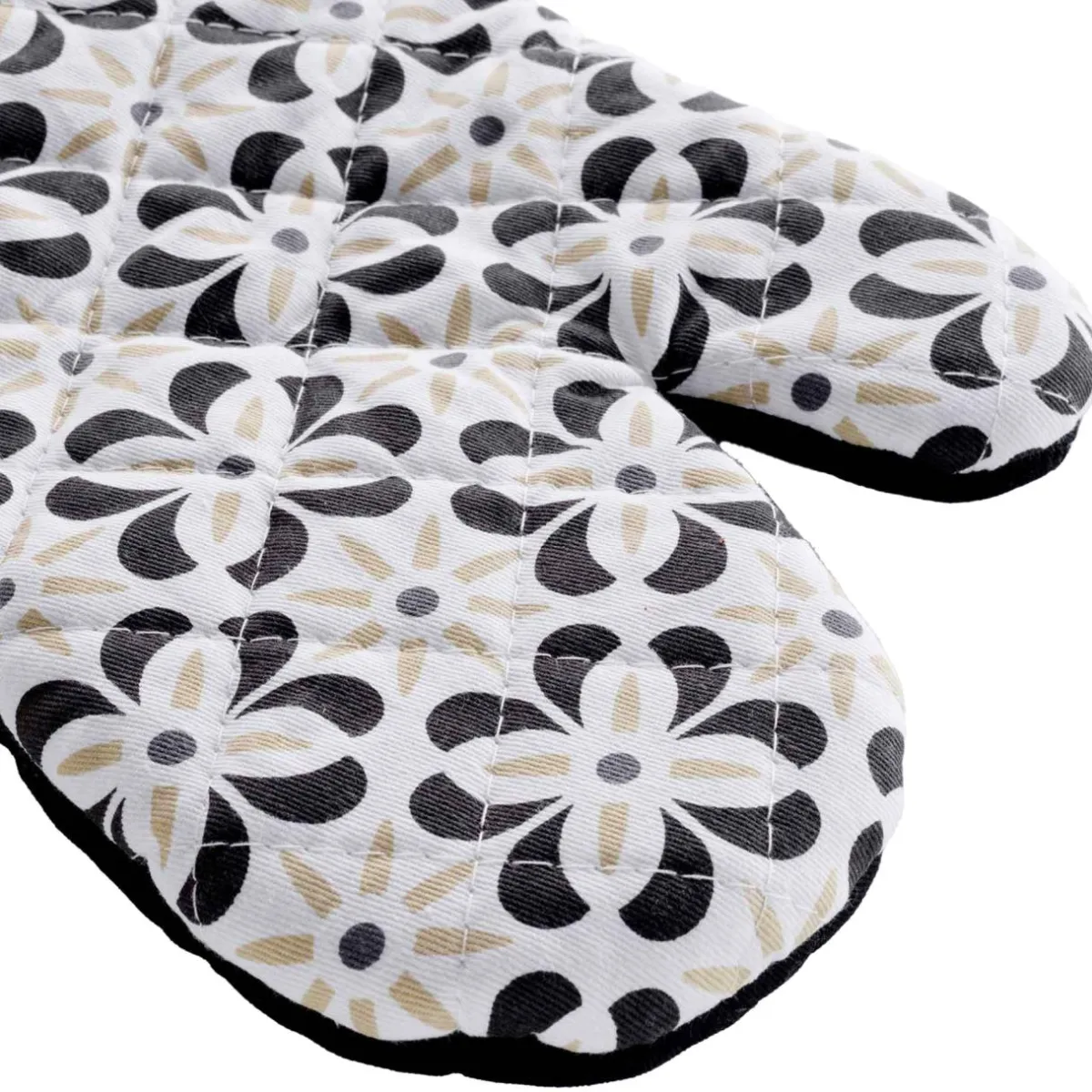 douceur d'intu017drieur Gant de cuisine ambidextre en coton (30 x 18 cm) Solaris Noir New
