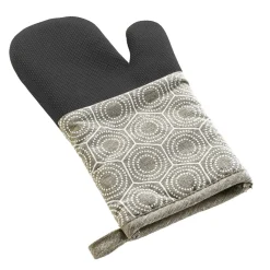 douceur d'intu017drieur Gant de cuisine ambidextre coton (30x18 cm) Alveis Beige Hot