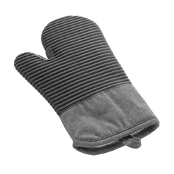 douceur d'intu017drieur Gant de cuisine ambidextre coton (30x18 cm) Adam Gris Anthracite Clearance