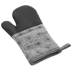 douceur d'intu017drieur Gant de cuisine ambidextre coton (30x18 cm) Alveis Gris Anthracite Outlet