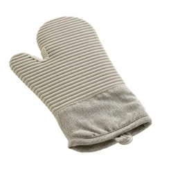 douceur d'intu017drieur Gant de cuisine ambidextre coton (30x18 cm) Adam Beige Sale