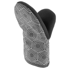 douceur d'intu017drieur Gant de cuisine coton (24.5 x 14.5 cm) Alveis Gris Anthracite Discount