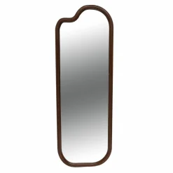 EMINZA Grand miroir mural en (H173 cm) Calcutta foncé Bois Discount