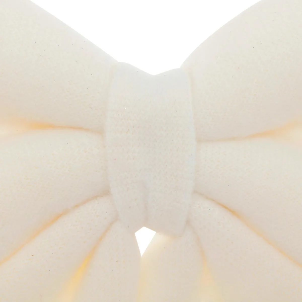 JJA Grand nœud de Noël en laine (H43 cm) Prestige Blanc Hot