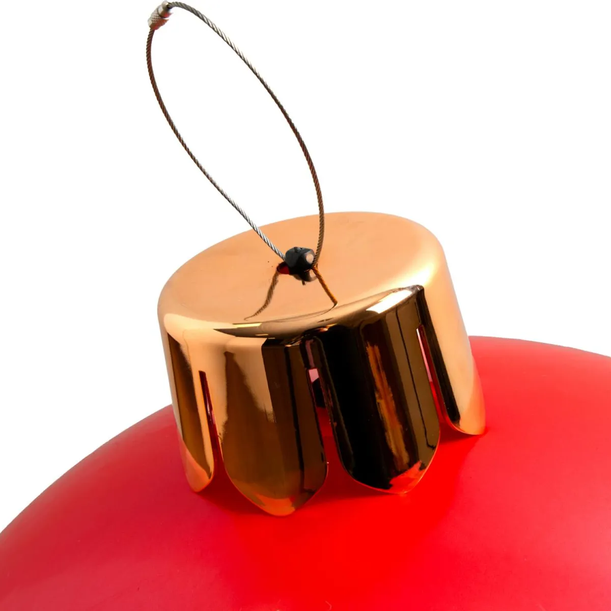 KOOPMAN Grande boule de Noël gonflable (D65 cm) Rouge
