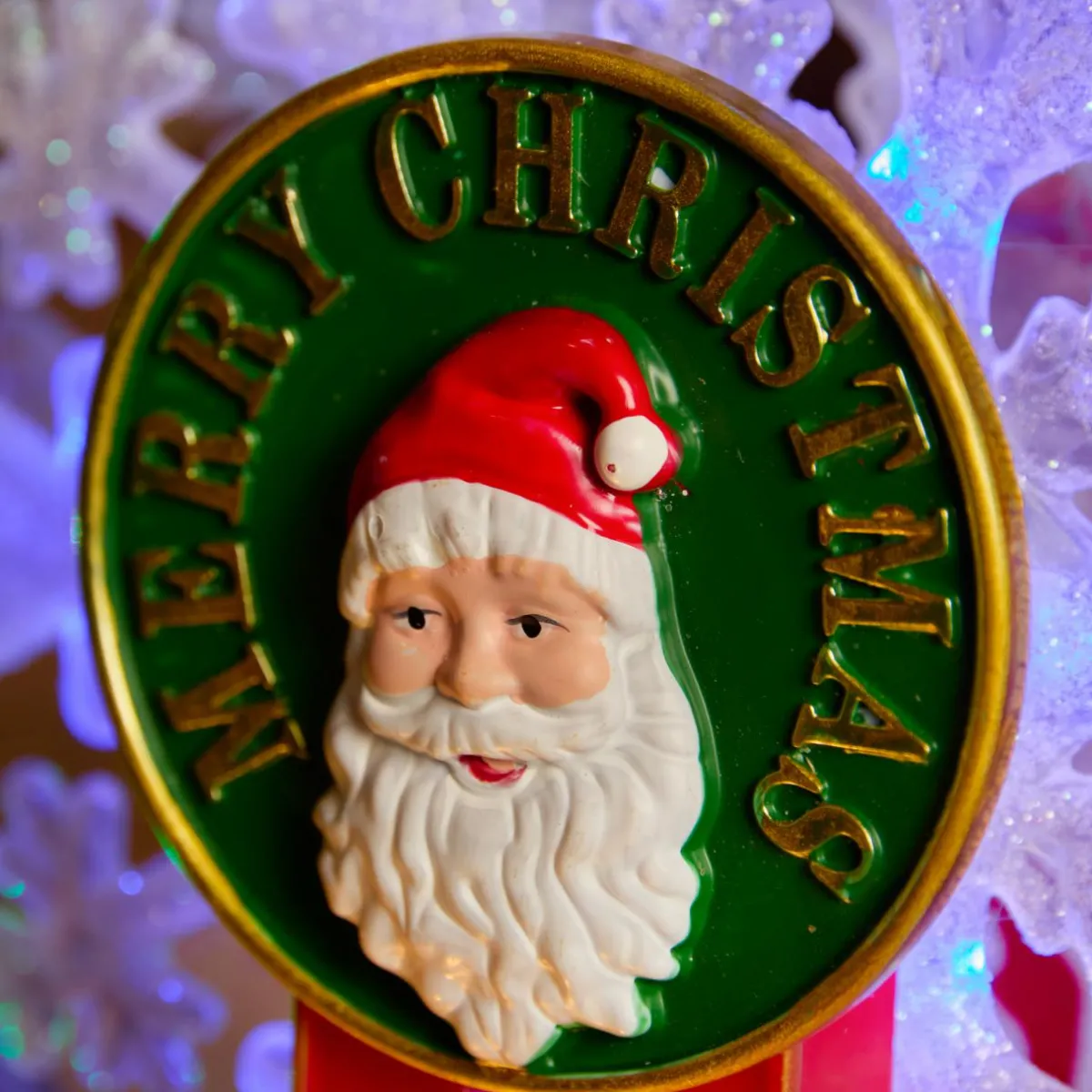 KAEMINGK Grande roue lumineuse et musicale Merry Christmas Outlet