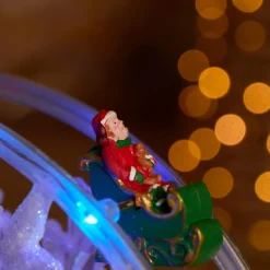 KAEMINGK Grande roue lumineuse et musicale Merry Christmas Outlet