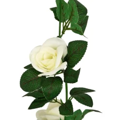 Atmosphera, cru017dateur d'intu017drieur Guirlande artificielle rose (230 cm) Naki he Blanc Sale