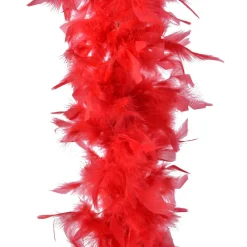 KAEMINGK Guirlande Boa en plumes (184 cm) Deluxe Rouge Outlet