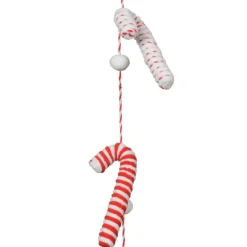 KAEMINGK Guirlande de Noël (150 cm) Sucre d'orge Rouge Outlet