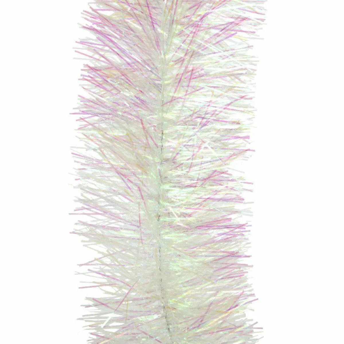 KAEMINGK Guirlande de Noël (D10 cm) Candy Blanc irisé Hot