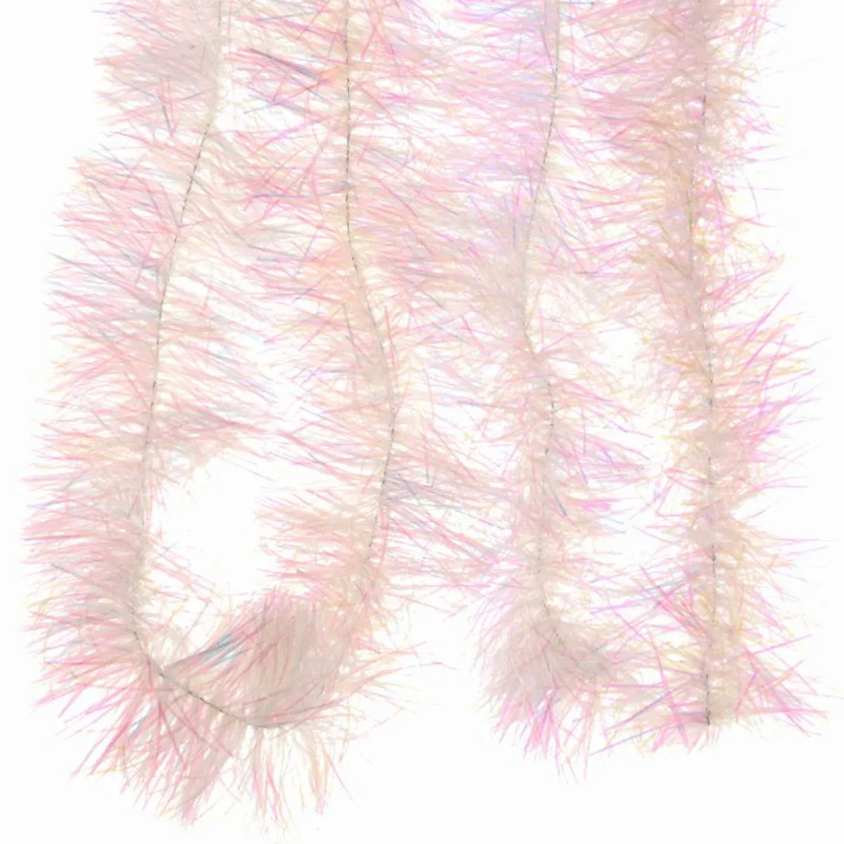 KAEMINGK Guirlande de Noël (D10 cm) Candy Blanc irisé Hot