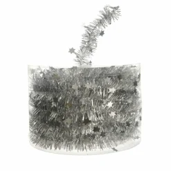 KAEMINGK Guirlande de Noël (D3,50 cm) fine étoilée Alpine Argent Outlet