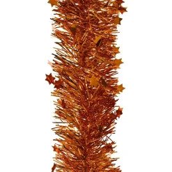 KAEMINGK Guirlande de Noël (D9 cm) étoilée Alpine Citrouille Orange Citrouille New