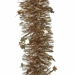 KAEMINGK Guirlande de Noël (D9 cm) étoilée Alpine Brun gingembre Clearance